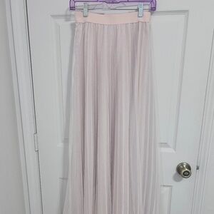 Charlotte Russe Pastel Pink Tulle Maxi Skirt